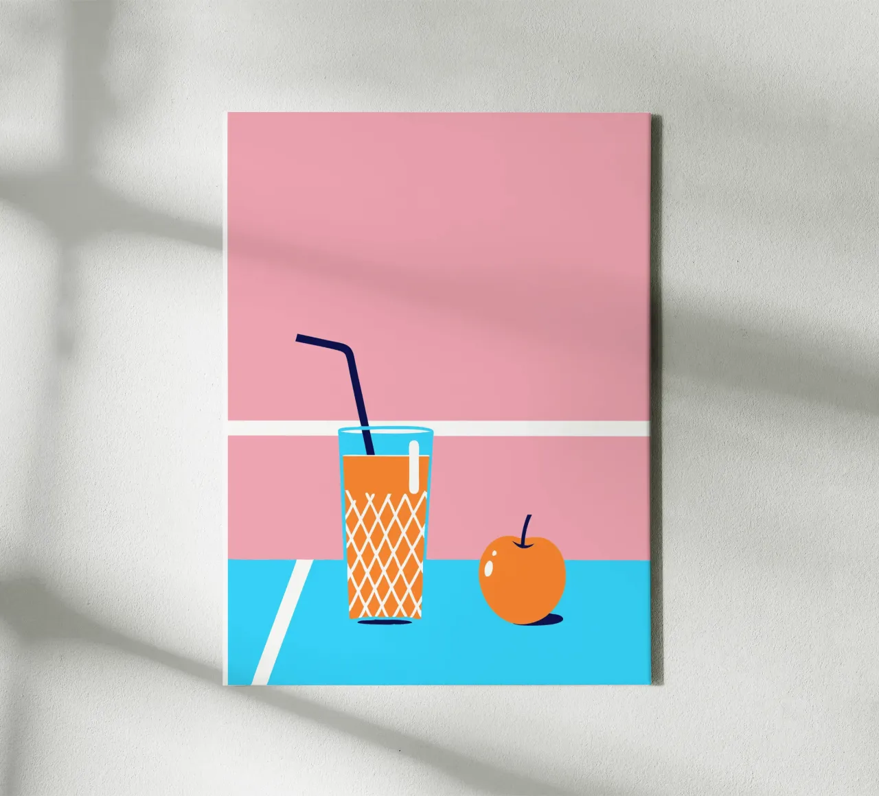 Apple Juice canvas with Floater frame by TODAY'S SHOP