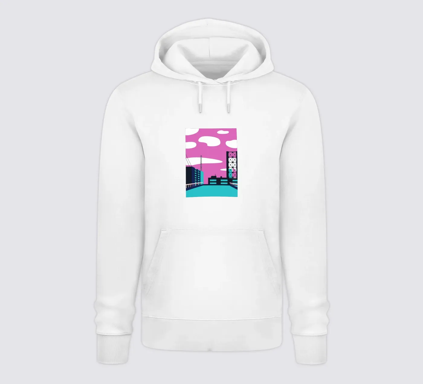 Sull'edificio felpa con cappuccio da TODAY'S SHOP