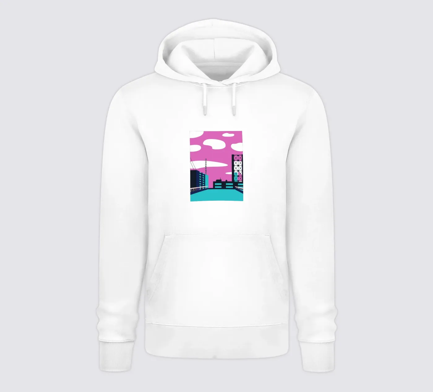 Sull'edificio felpa con cappuccio da TODAY'S SHOP