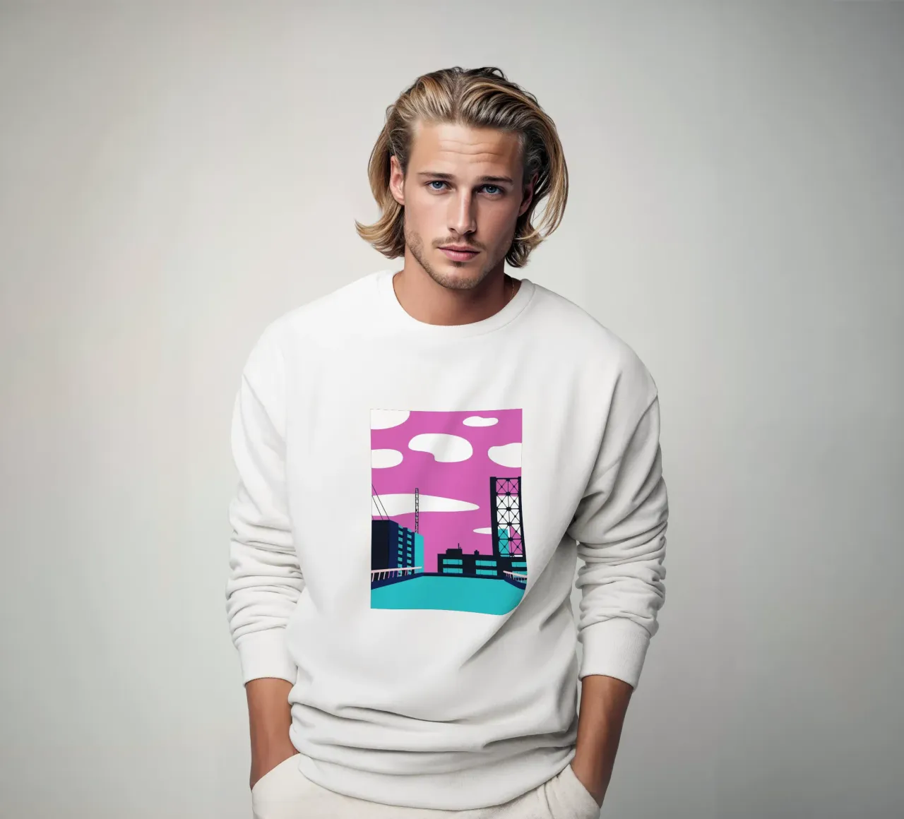 Sull'edificio felpa da TODAY'S SHOP