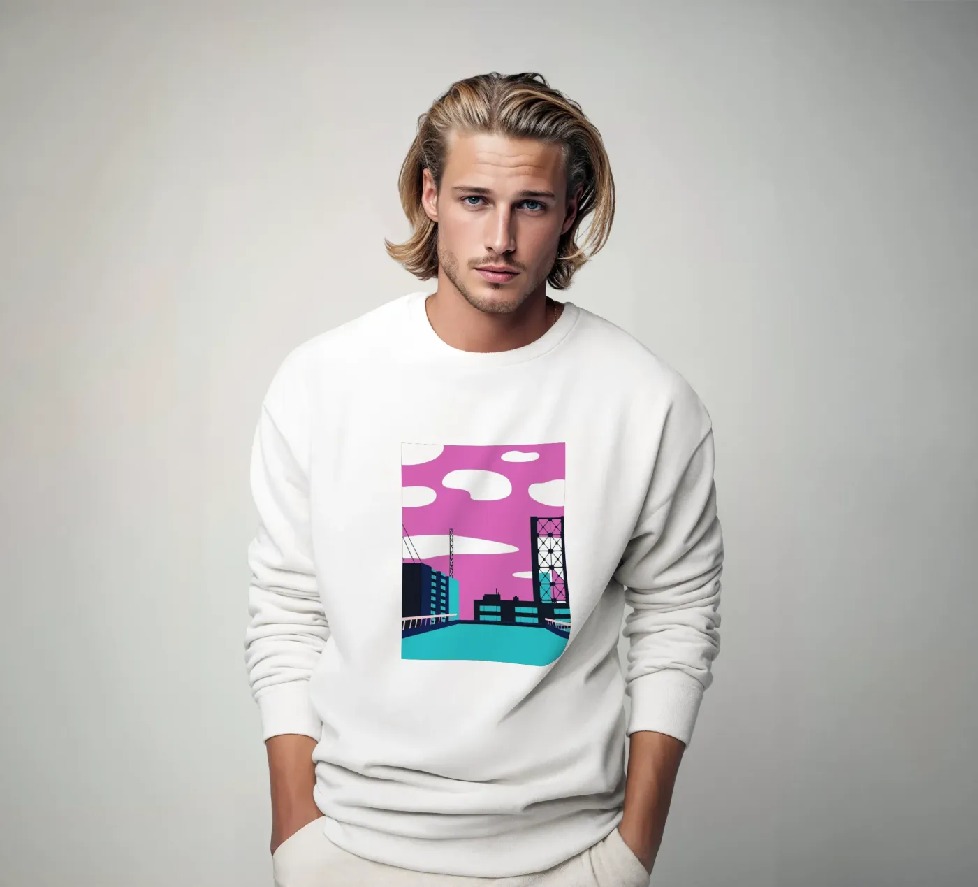 Sull'edificio felpa da TODAY'S SHOP