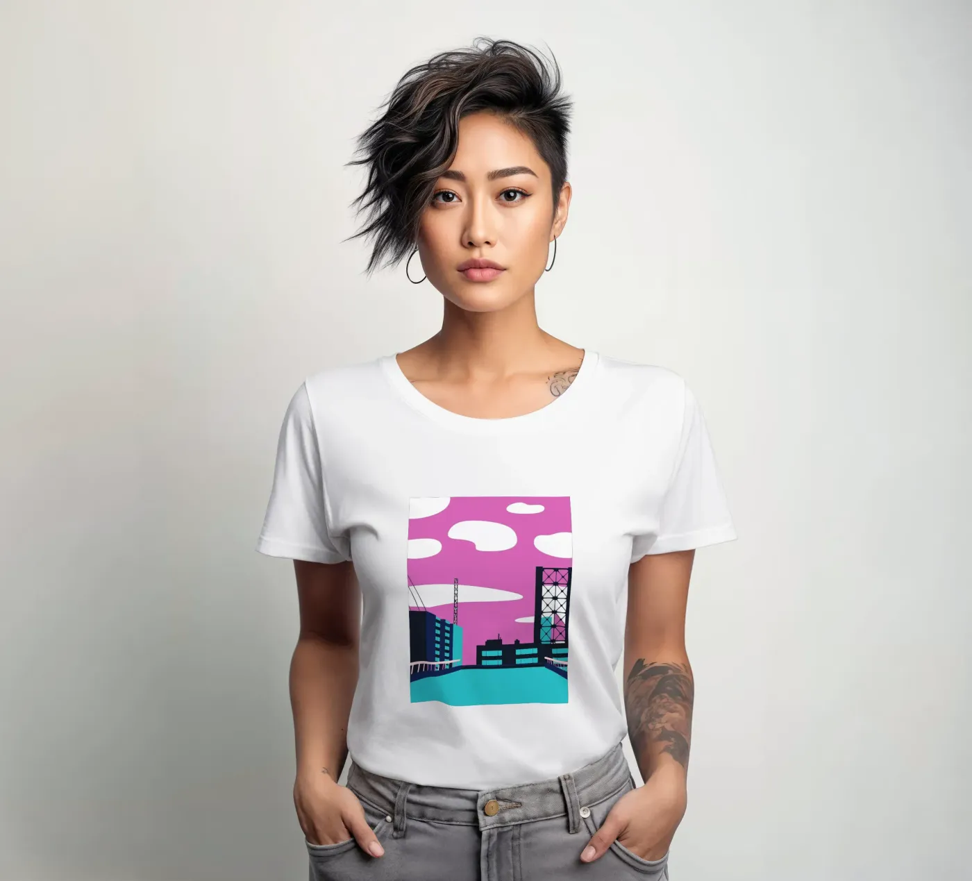 Sull'edificio t-shirt da donna da TODAY'S SHOP