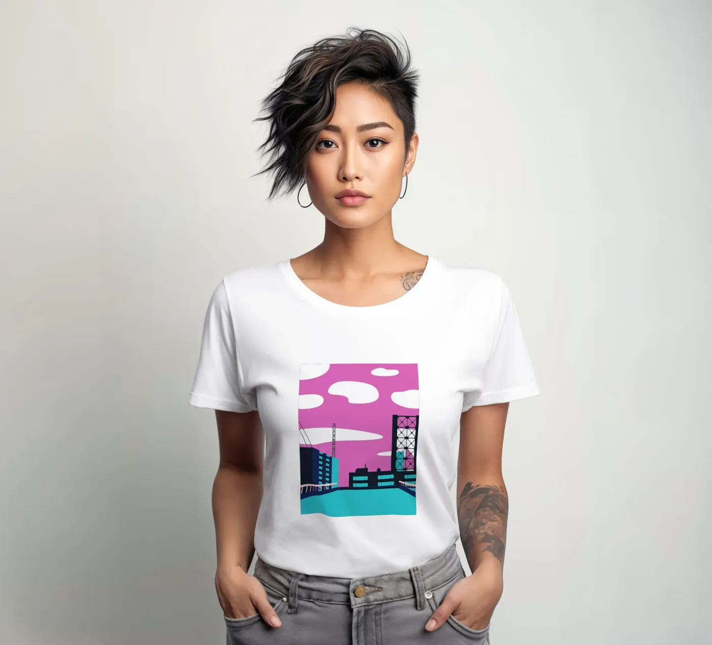 Sull'edificio t-shirt da donna da TODAY'S SHOP