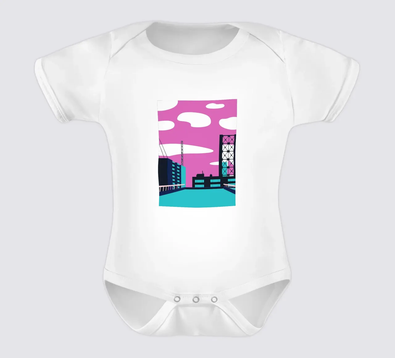 Sull'edificio body neonato maniche corte da TODAY'S SHOP