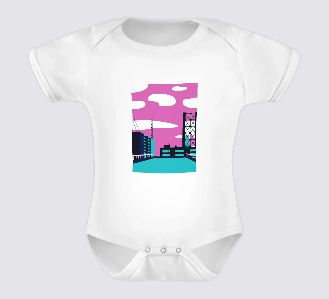 On The Building body neonato maniche corte da TODAY'S SHOP