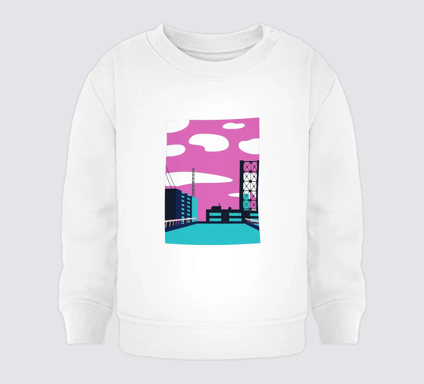 Sull'edificio felpa neonato da TODAY'S SHOP