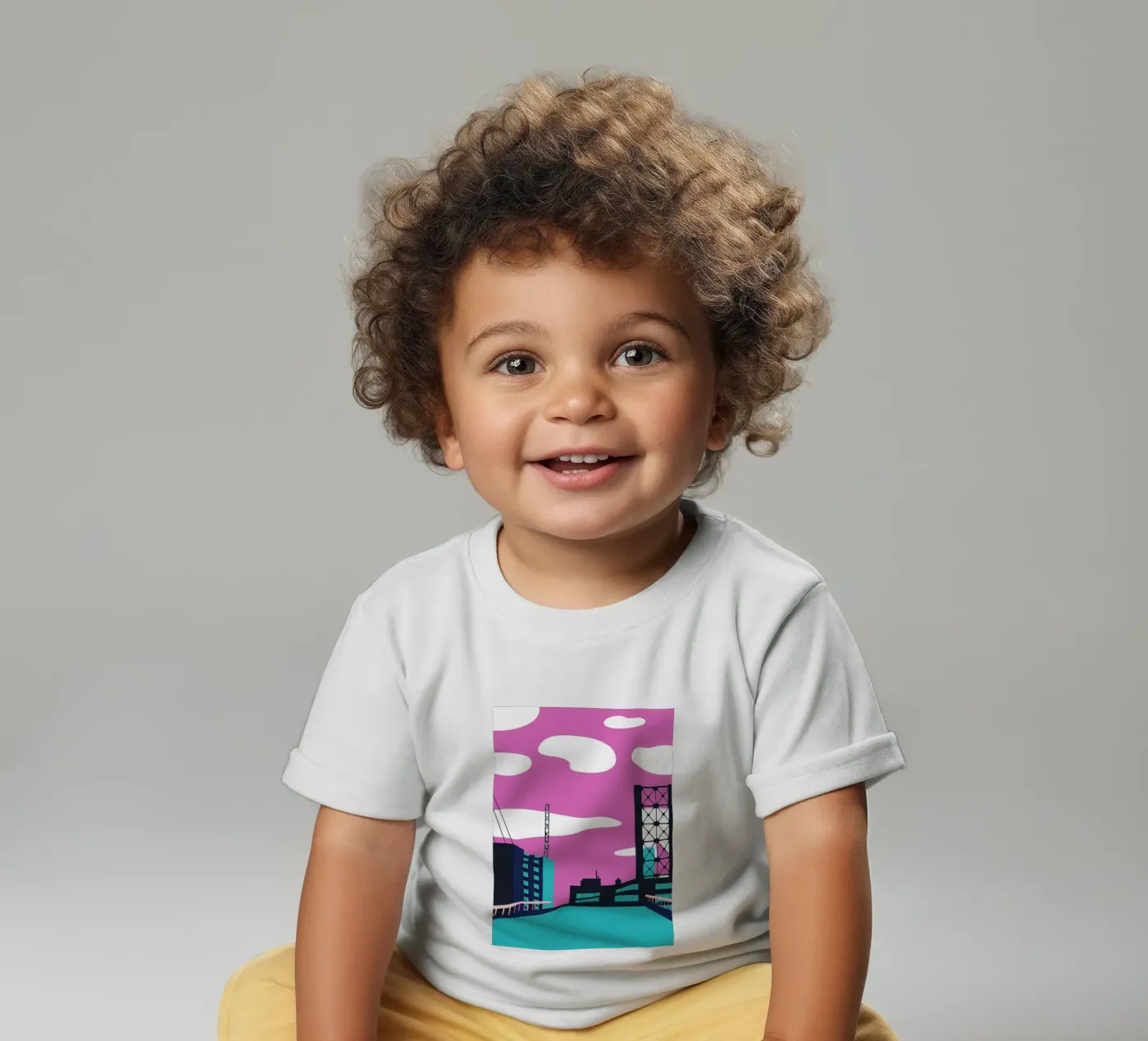 On The Building Baby T-Shirt von TODAY'S SHOP