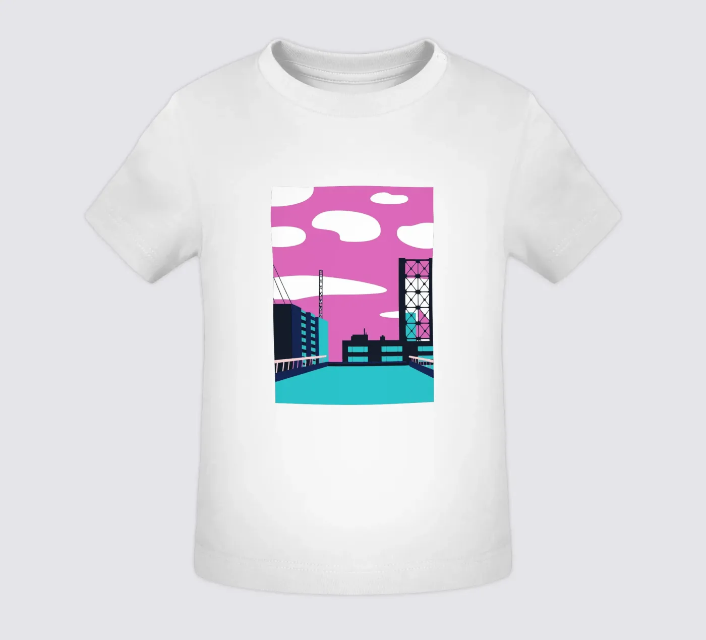 On The Building Baby T-Shirt von TODAY'S SHOP