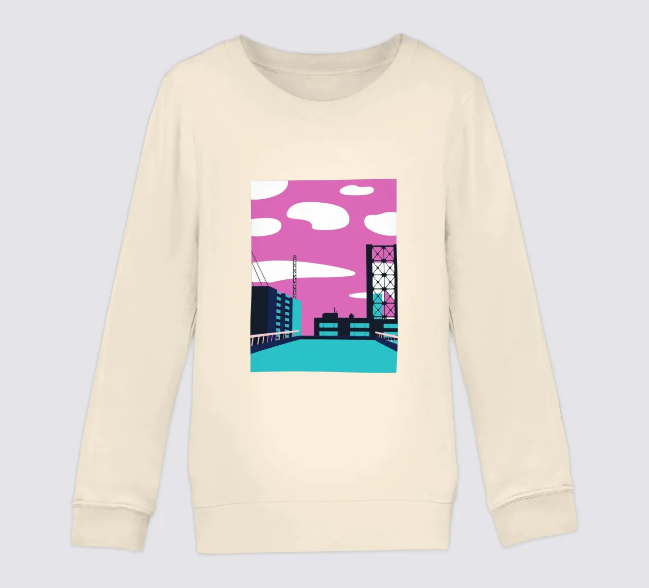 On The Building felpa bambino da TODAY'S SHOP