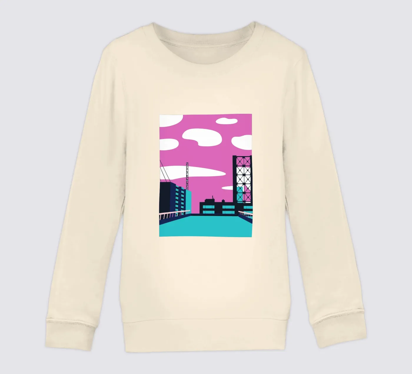 Op het gebouw kinder sweatshirt van TODAY'S SHOP