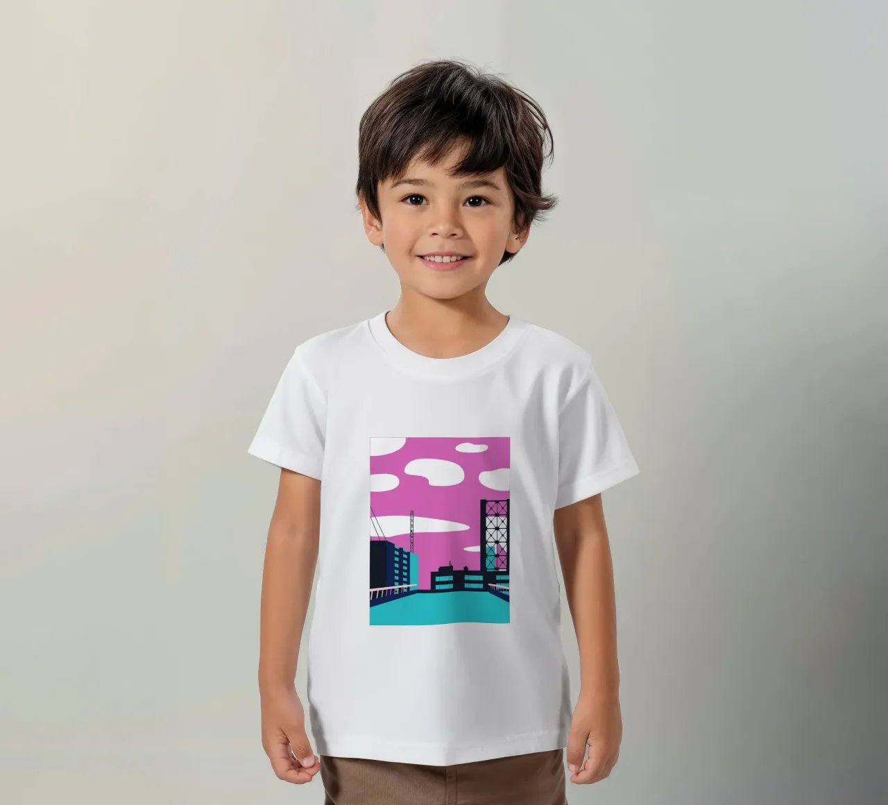 Zum Gebäude Kinder T-Shirt von TODAY'S SHOP