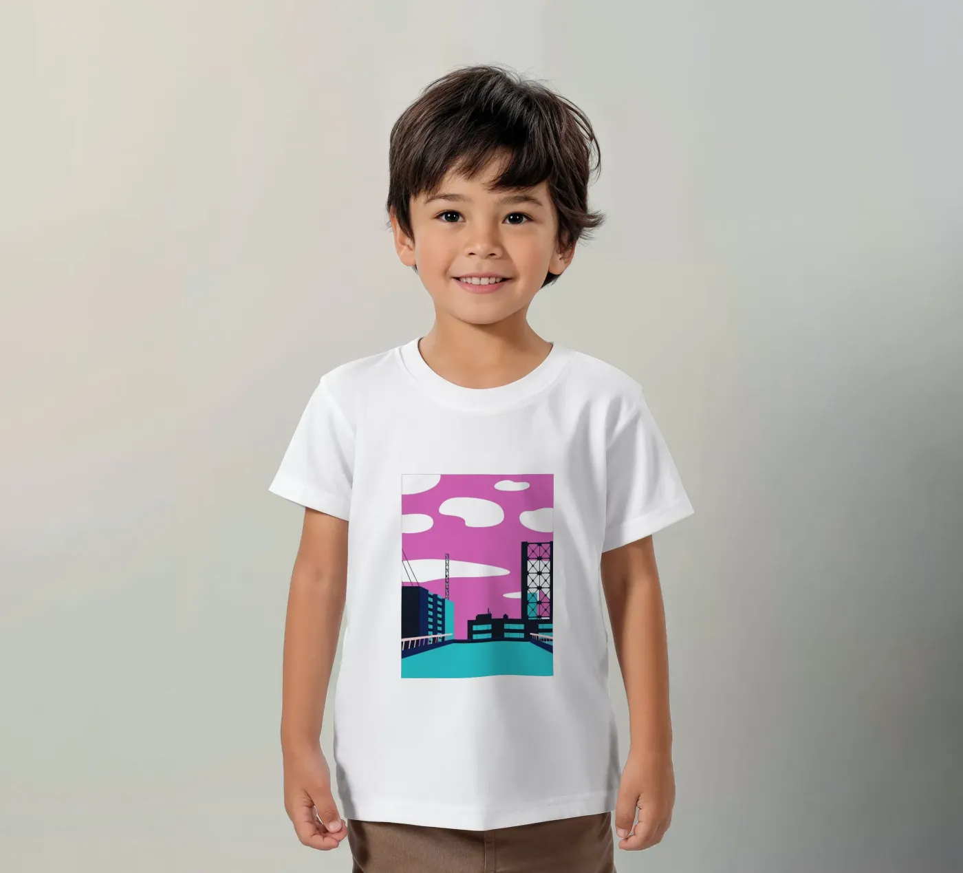 On The Building t-shirt bambini da TODAY'S SHOP