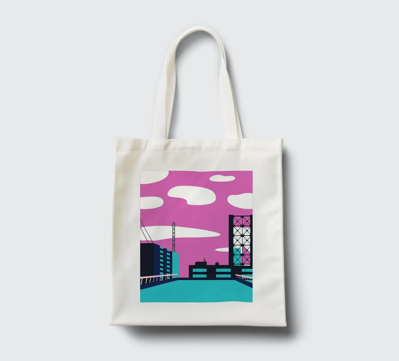 Sull'edificio borsa in juta da TODAY'S SHOP