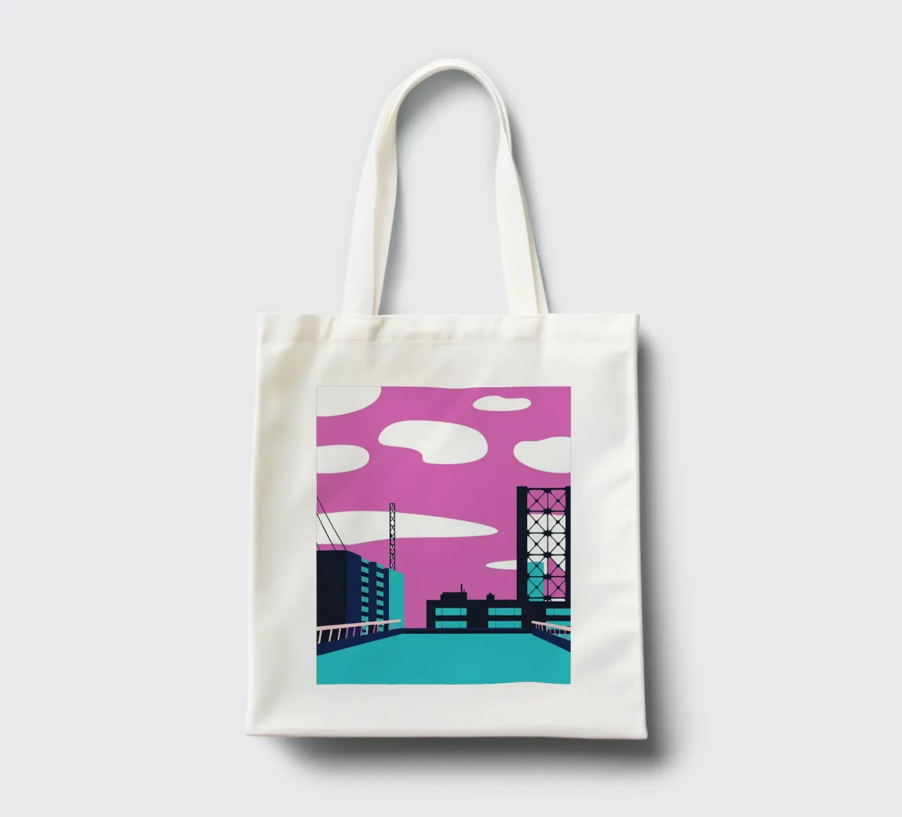 Sull'edificio borsa in juta da TODAY'S SHOP