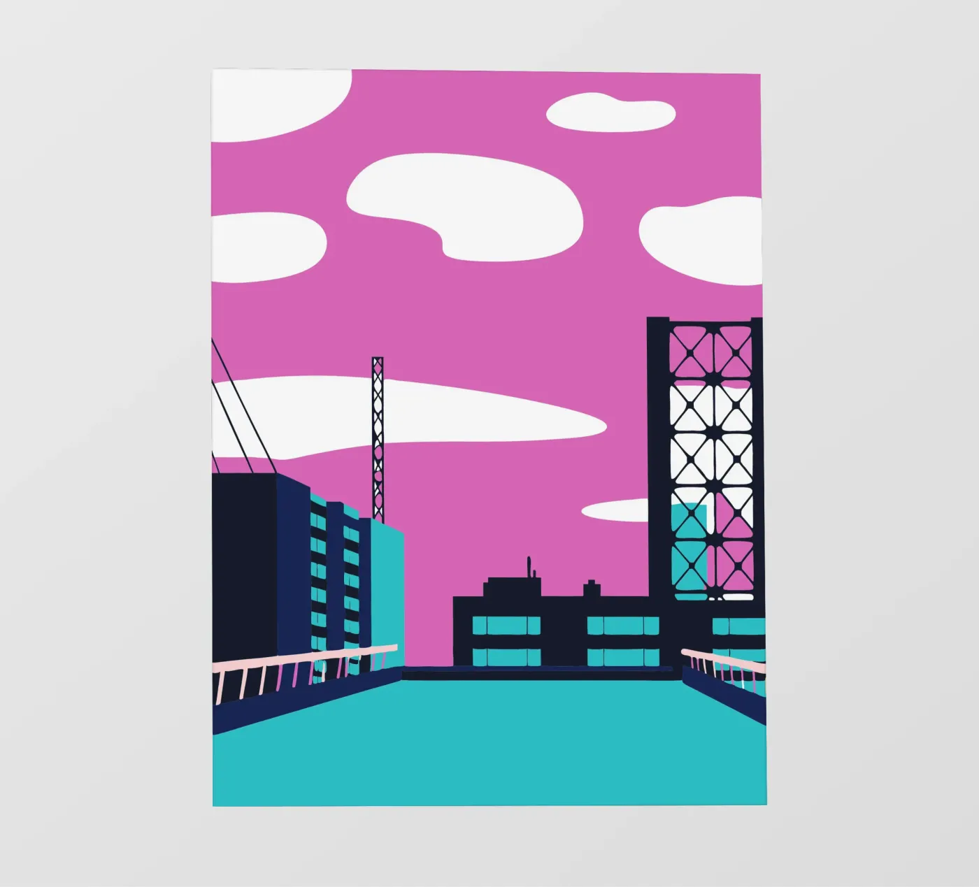 Sull'edificio telo in pvc da TODAY'S SHOP