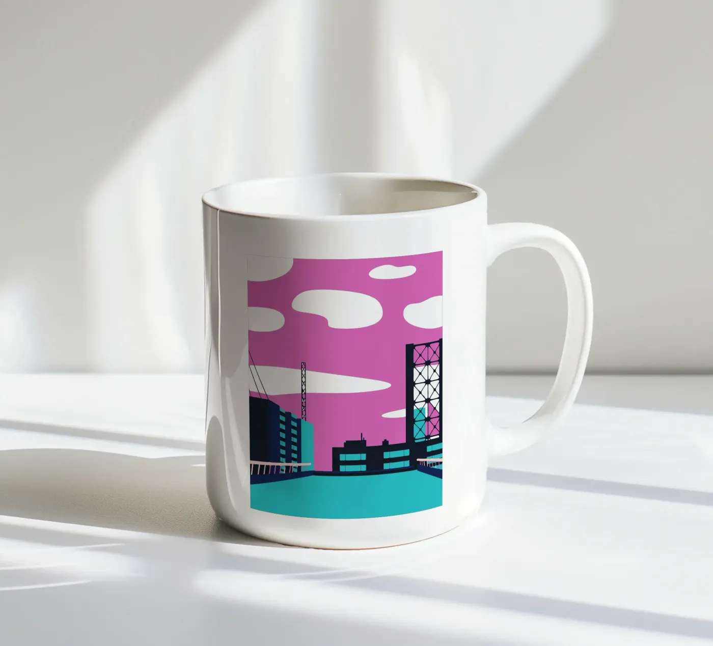 Sull'edificio tazza in ceramica da TODAY'S SHOP