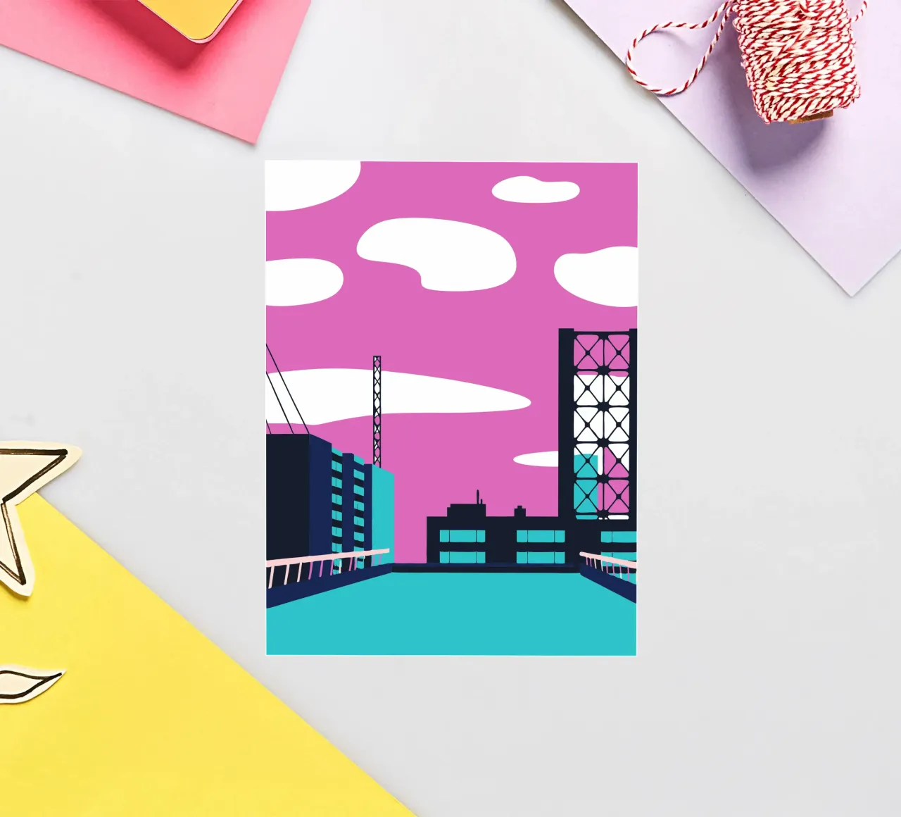 Sull'edificio adesivo da TODAY'S SHOP