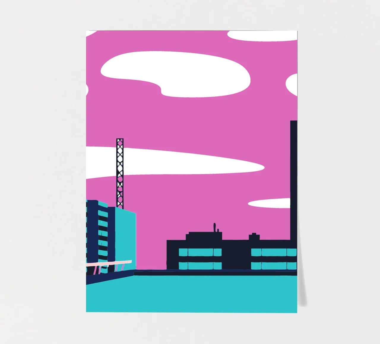 Sull'edificio foglio adesivo da TODAY'S SHOP