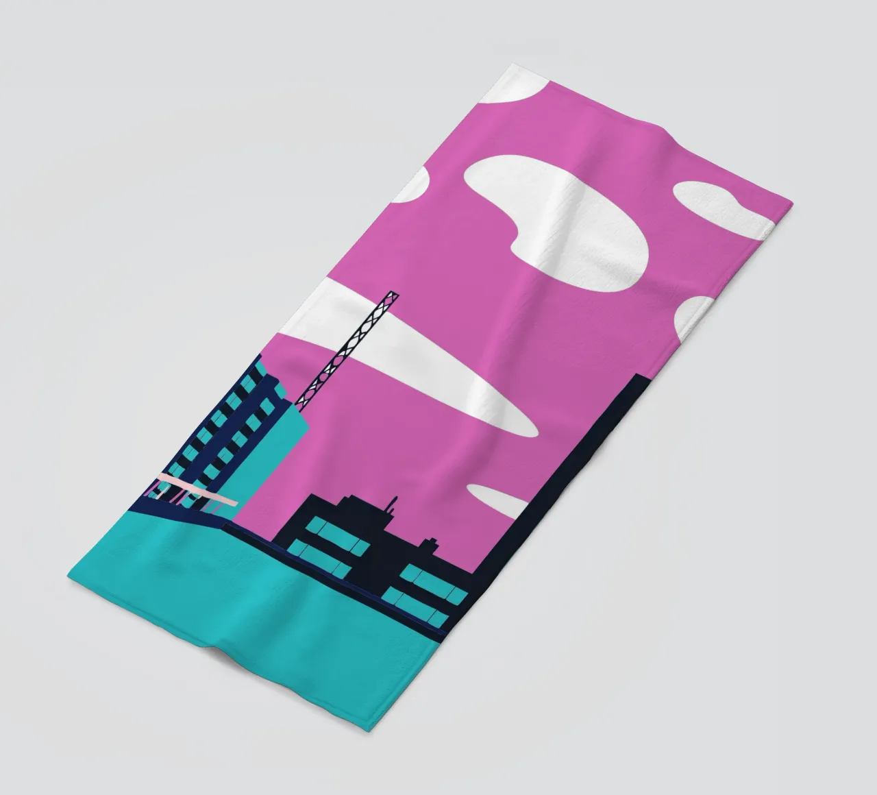 Sull'edificio telo mare da TODAY'S SHOP