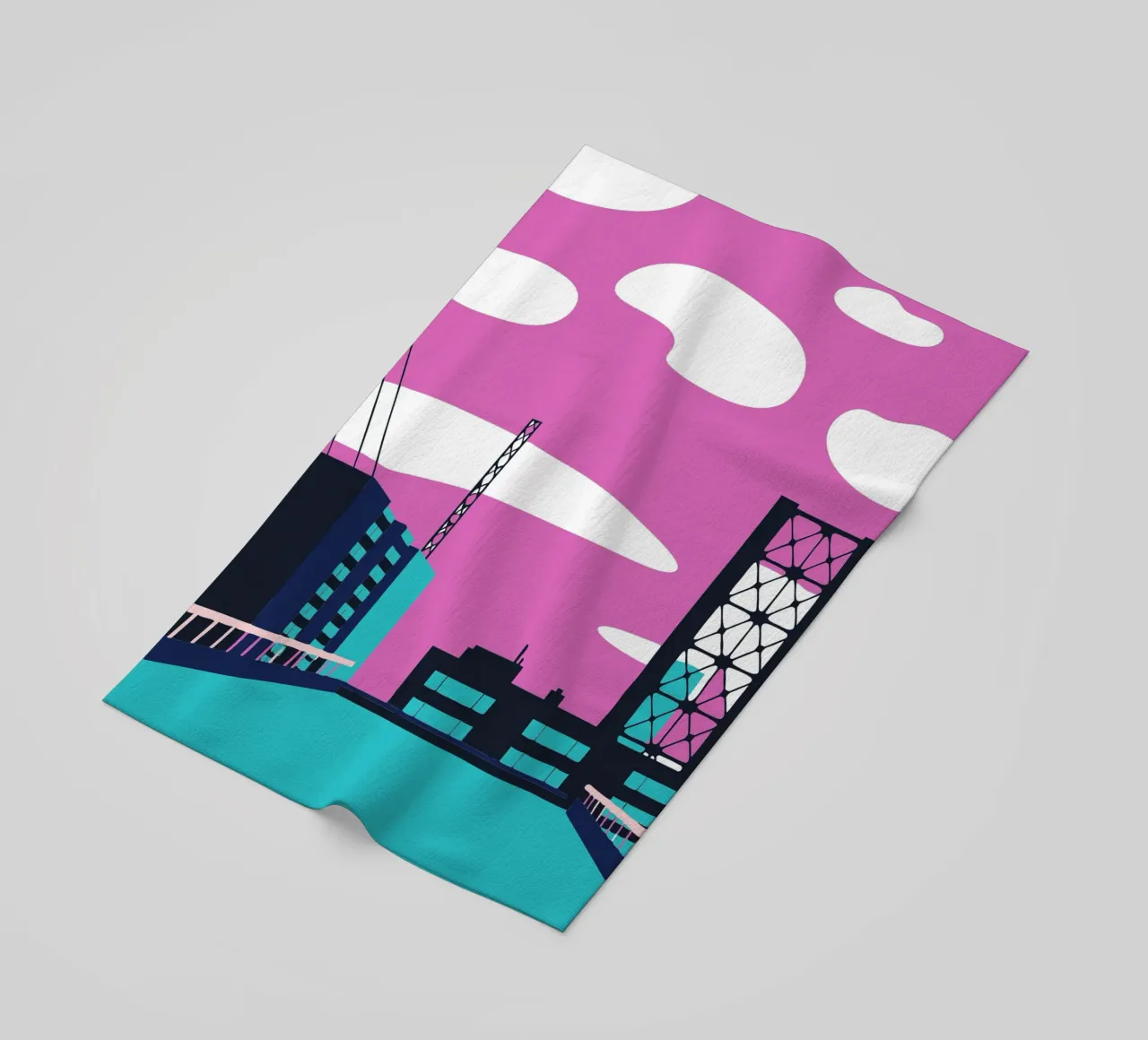 Sull'edificio telo mare da TODAY'S SHOP