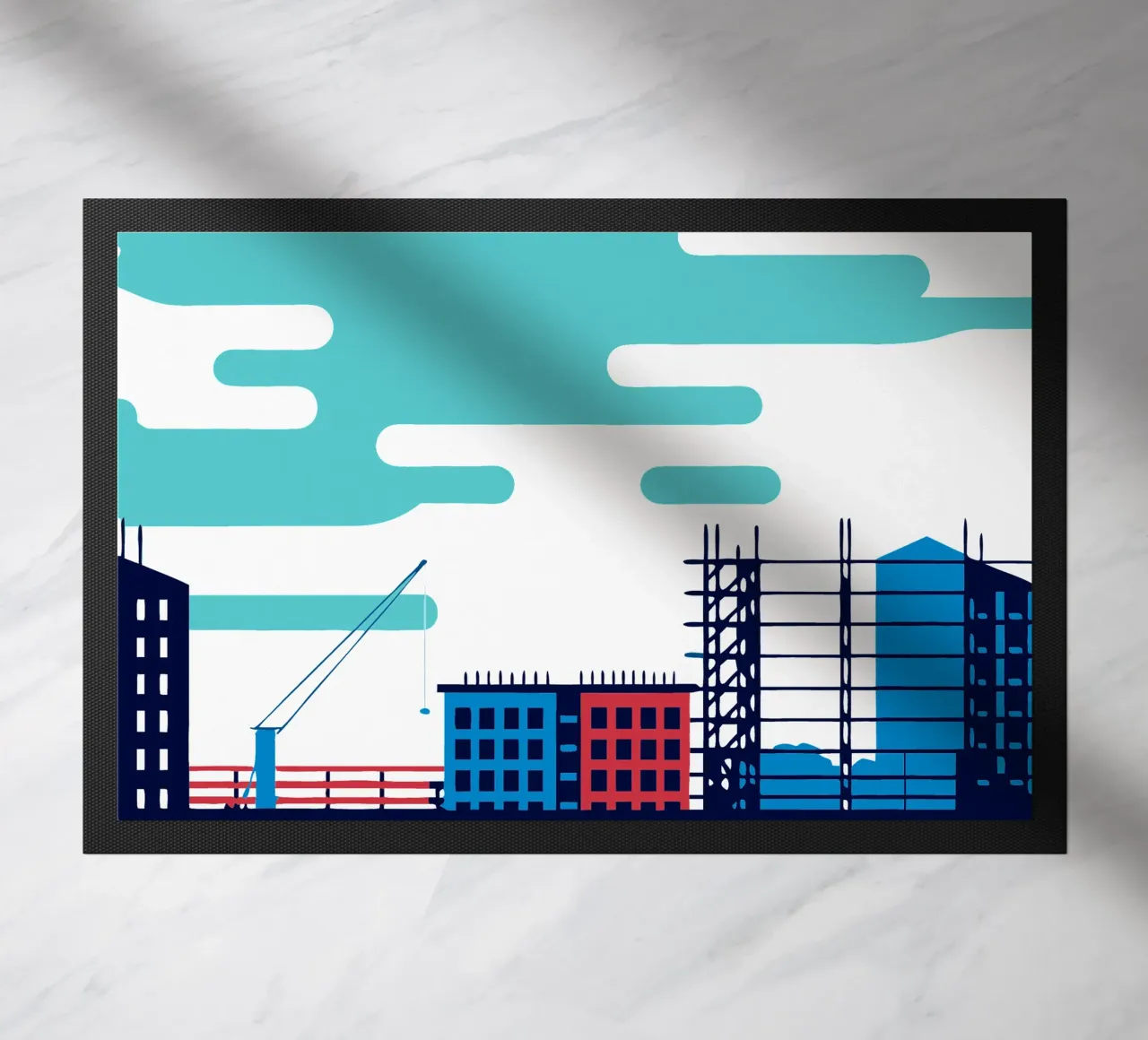 Construction doormat by TODAY'S SHOP