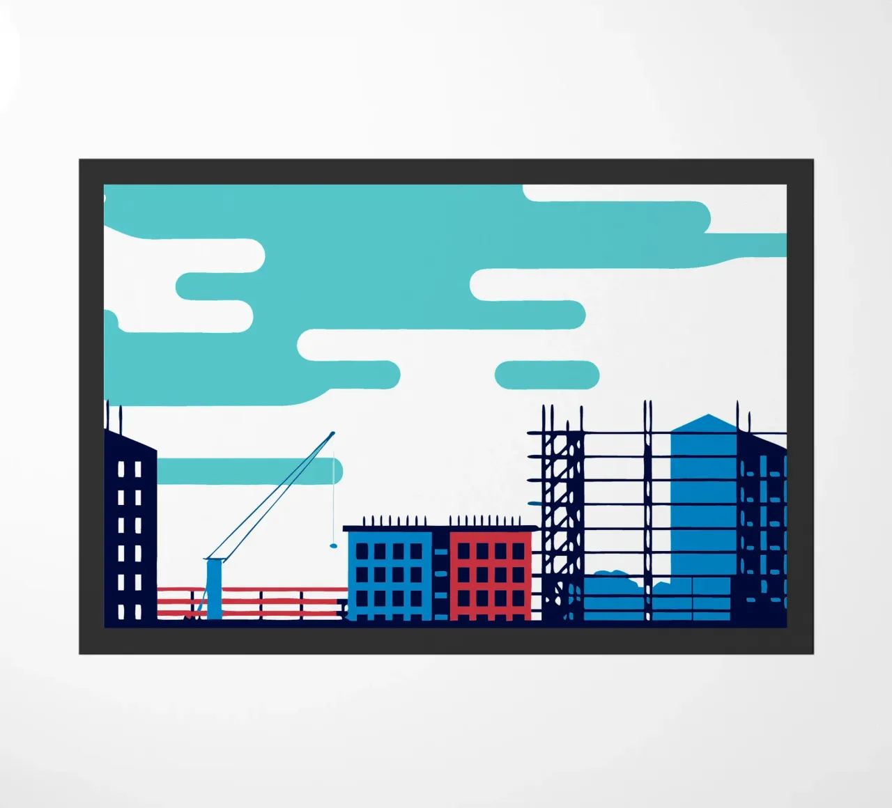 Construction doormat by TODAY'S SHOP