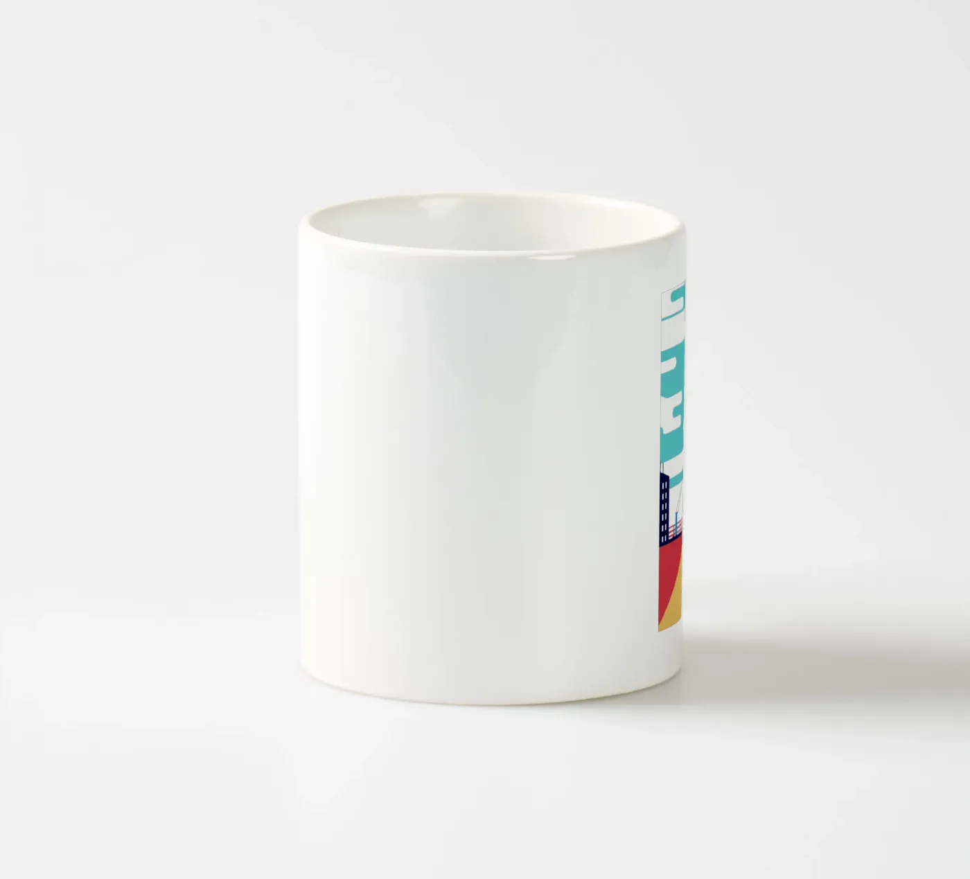 Construction ceramic mug by TODAY'S SHOP
