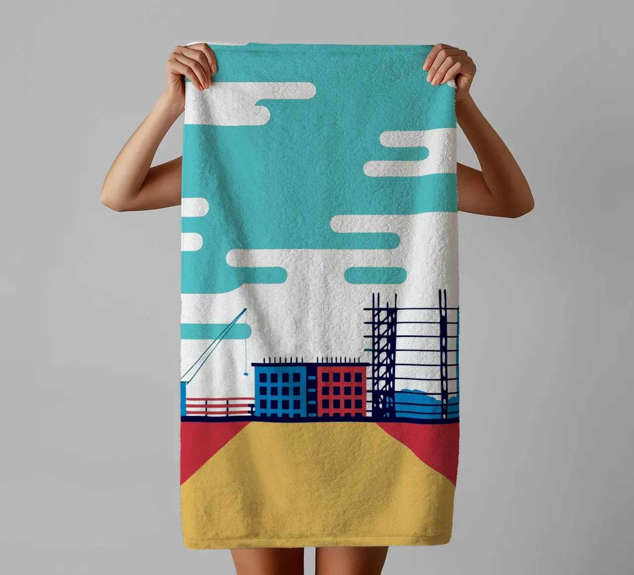 Construction towel by TODAY'S SHOP