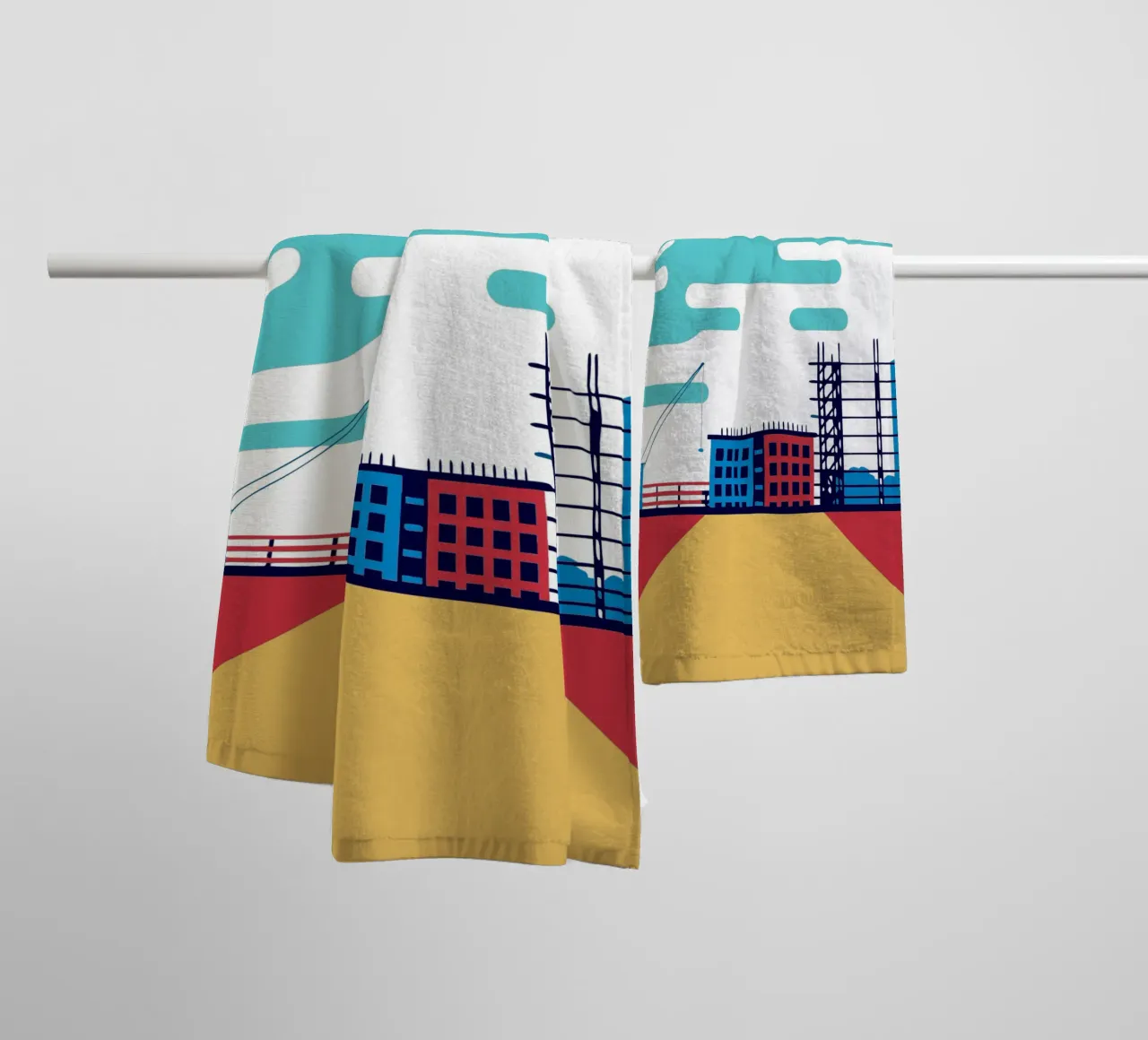 Construction towel by TODAY'S SHOP