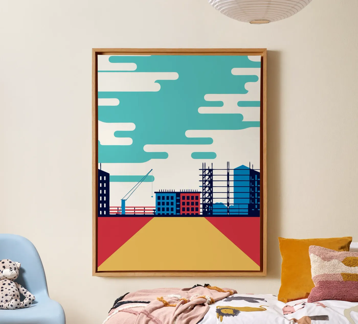 Construction canvas by TODAY'S SHOP
