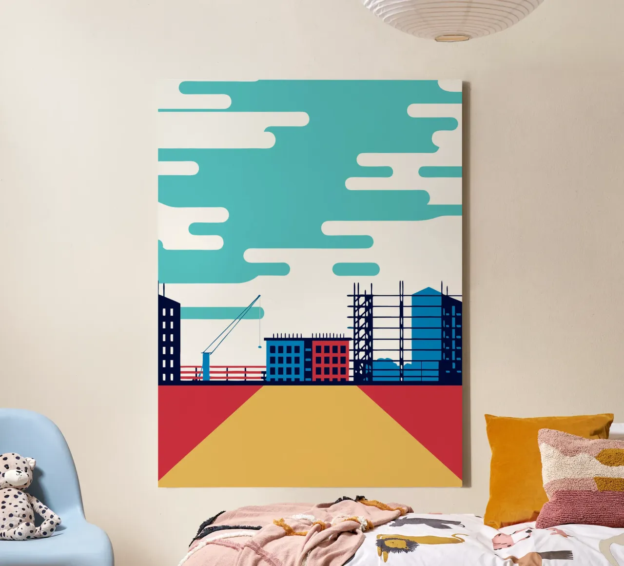 Construction canvas by TODAY'S SHOP