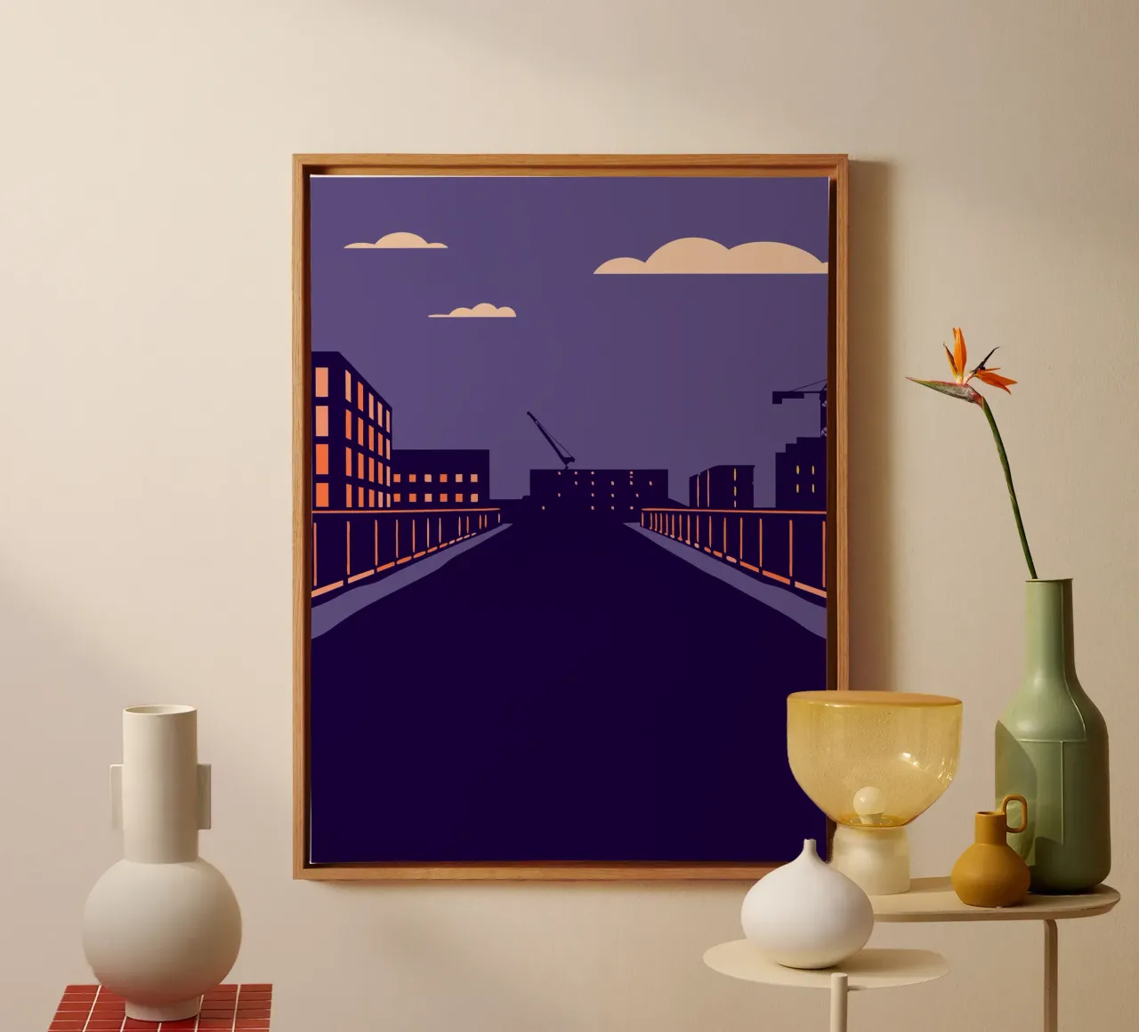 Cityscape canvas by TODAY'S SHOP