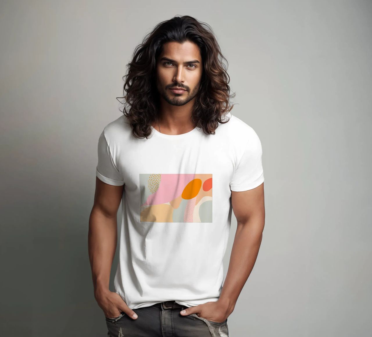 Summer blobs t-shirt by Carinaprint