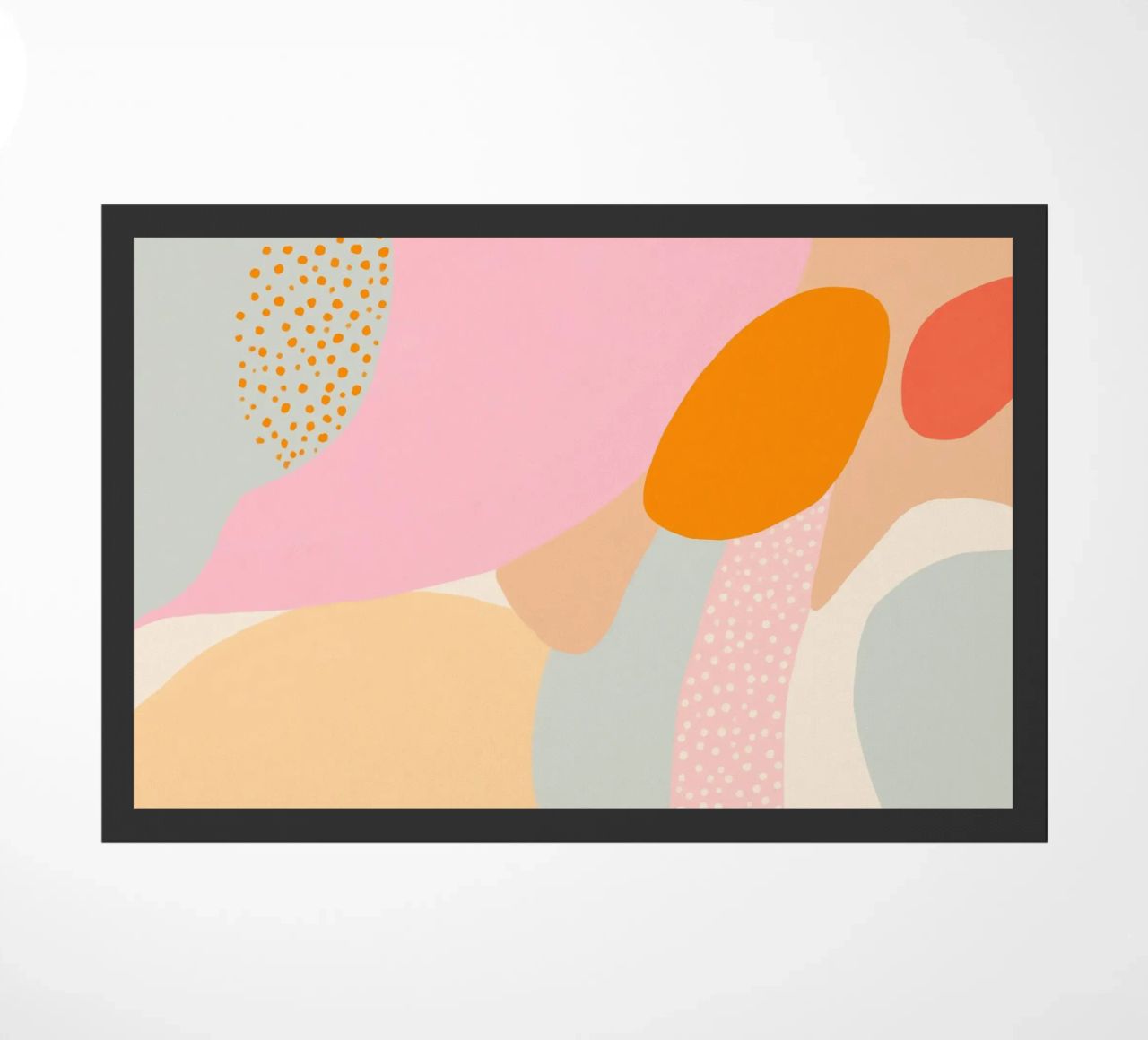 Summer blobs doormat by Carinaprint