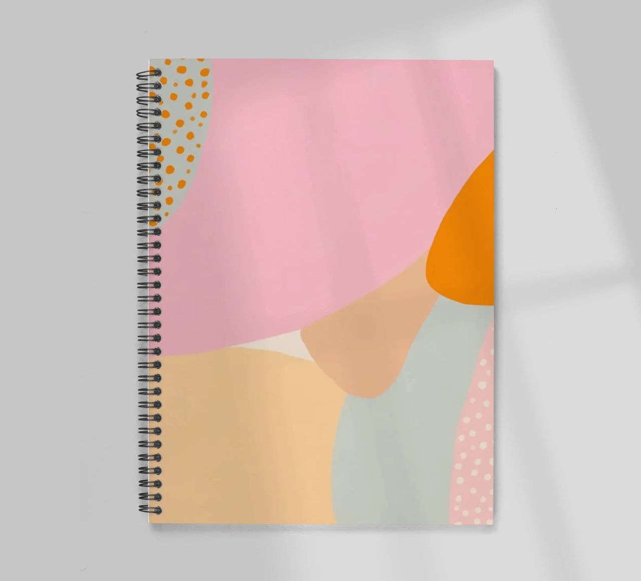 Summer blobs spiral notebook by Carinaprint