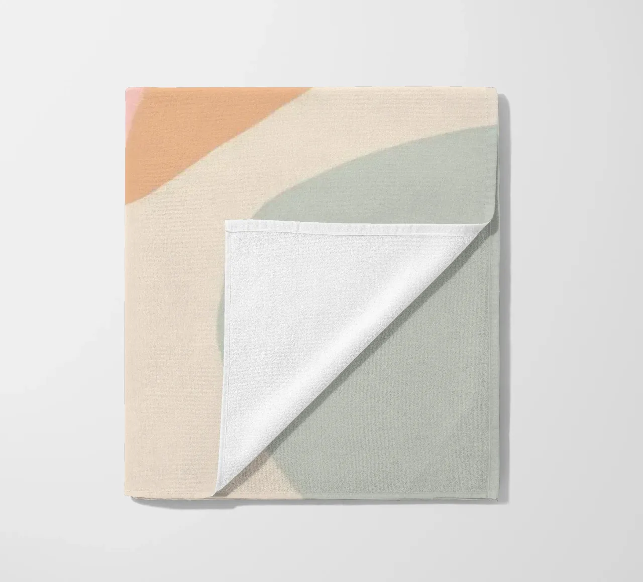 Summer blobs beach towel by Carinaprint
