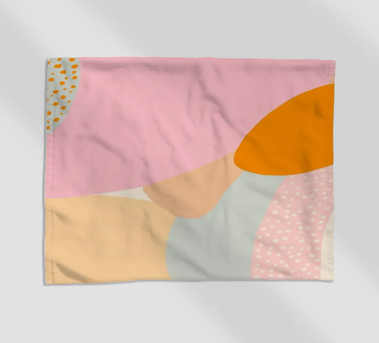 Summer blobs beach towel by Carinaprint