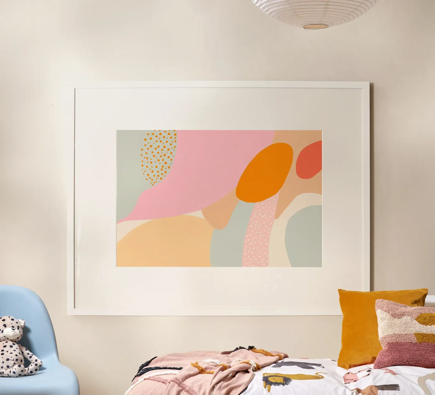 Summer blobs Poster von Carinaprint