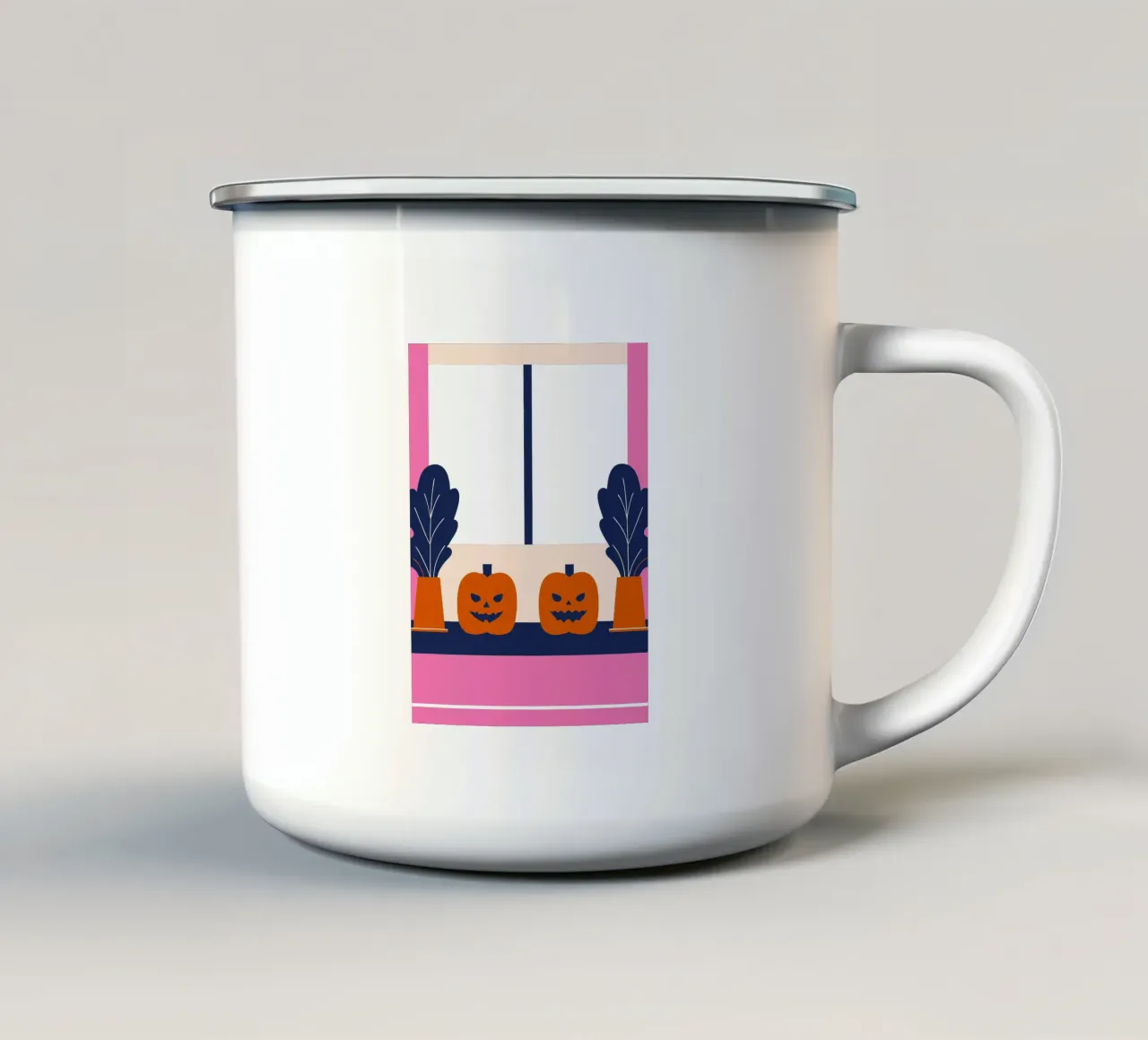 Halloween tazza in smalto da TODAY'S SHOP