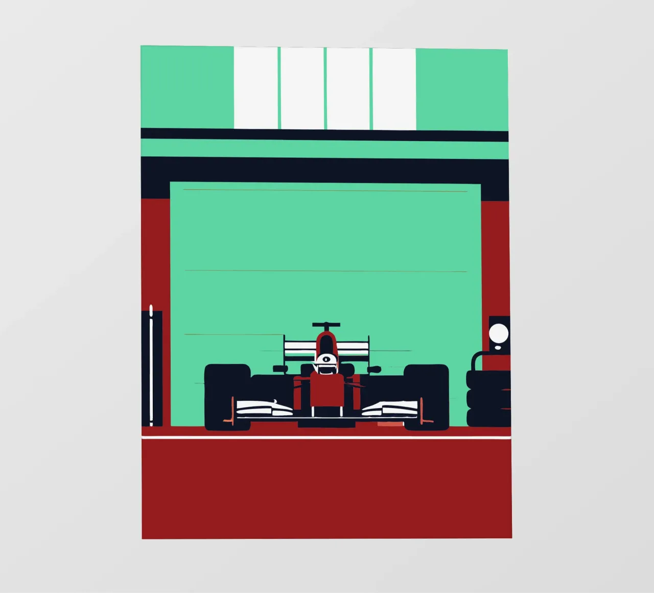 Formule de course film rétro-éclairé de TODAY'S SHOP