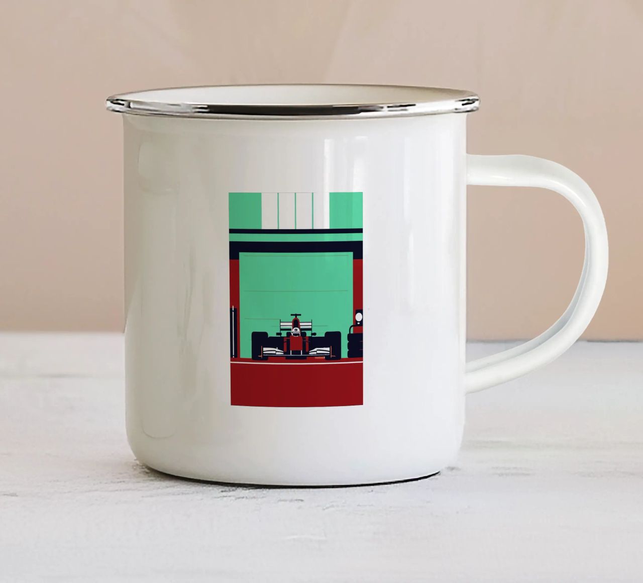 Formula Racing tazza in smalto da TODAY'S SHOP