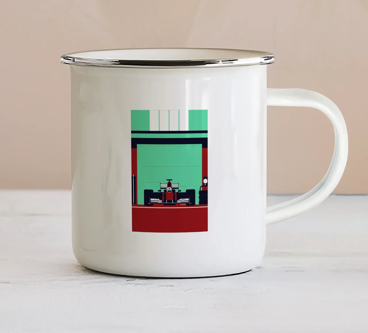 Formula Racing tazza in smalto da TODAY'S SHOP