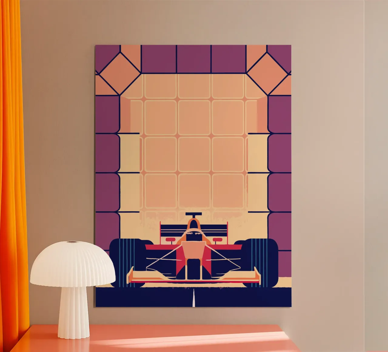 Formula Racing poster con telaio in plastica da TODAY'S SHOP