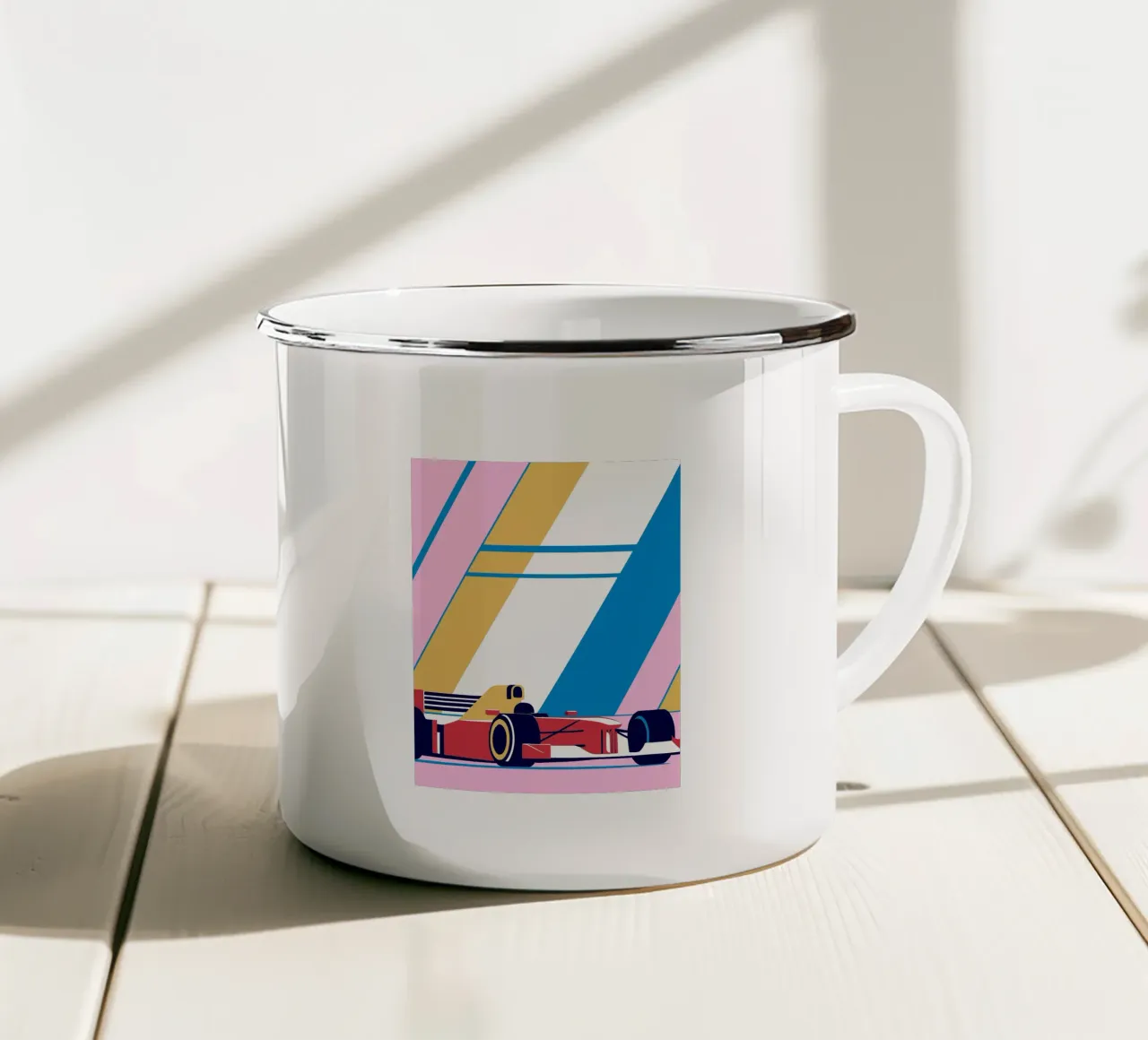 Fórmula Racing taza de esmalte de TODAY'S SHOP
