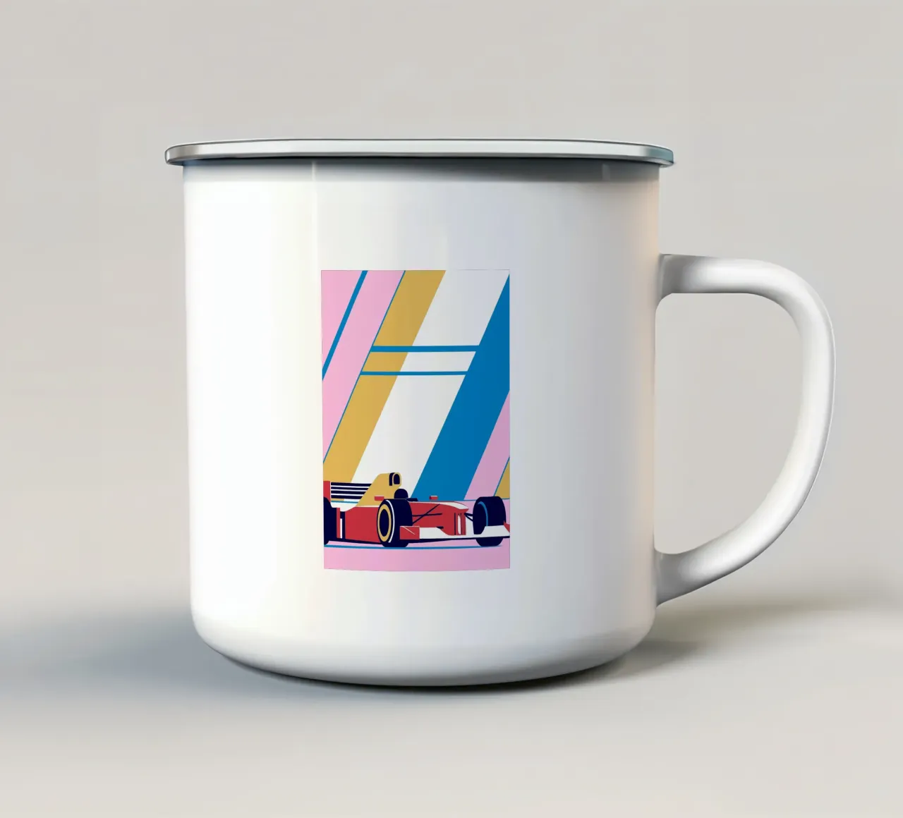 Fórmula Racing taza de esmalte de TODAY'S SHOP