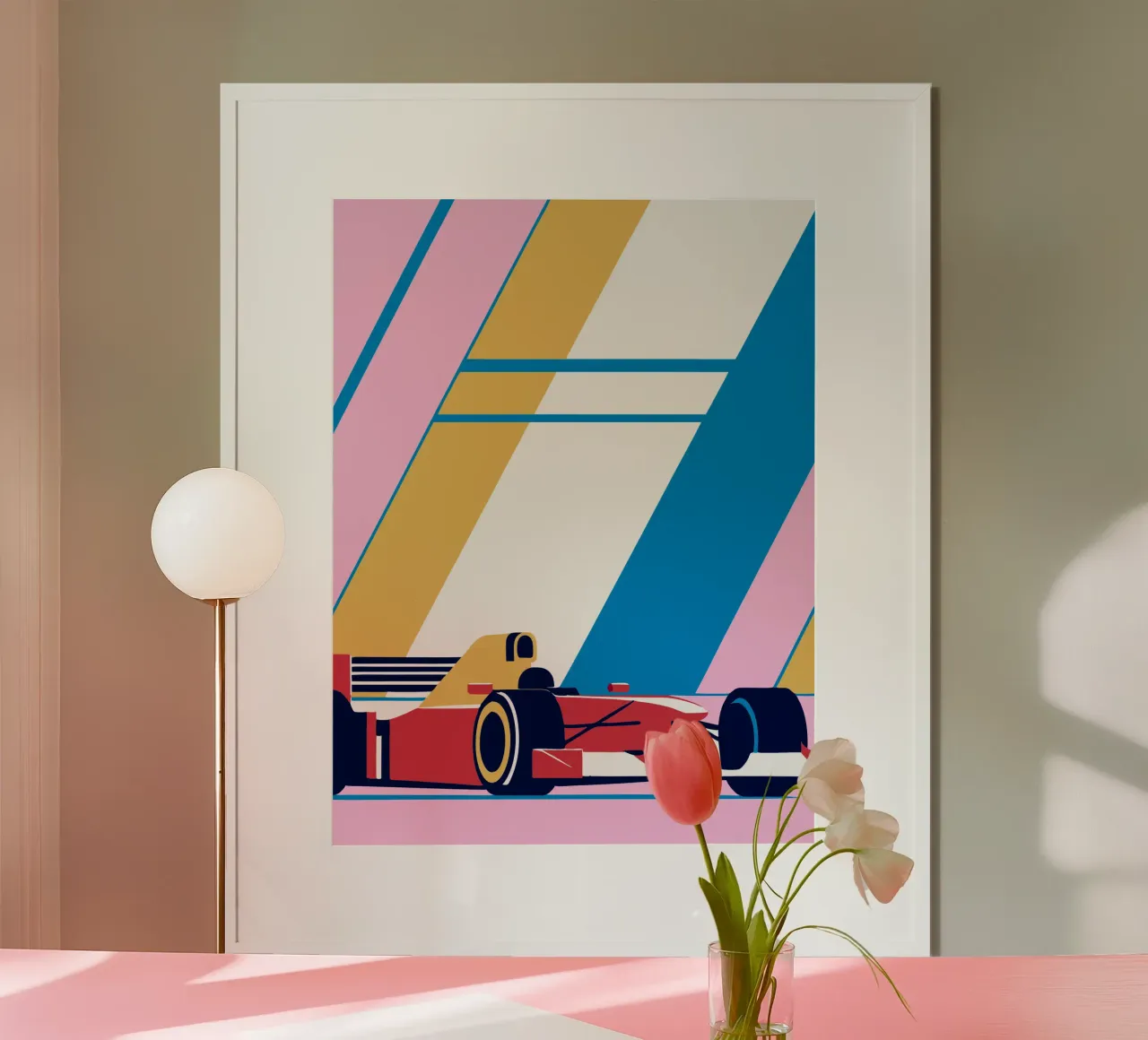 Formula Racing poster con telaio in plastica da TODAY'S SHOP