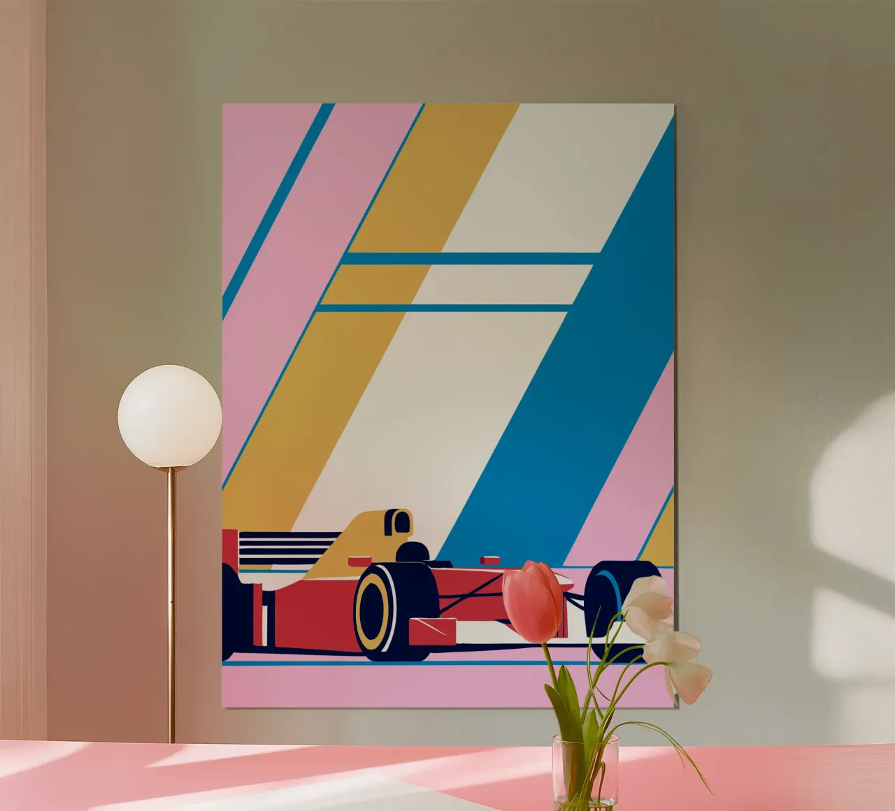 Formula Racing poster con telaio in plastica da TODAY'S SHOP