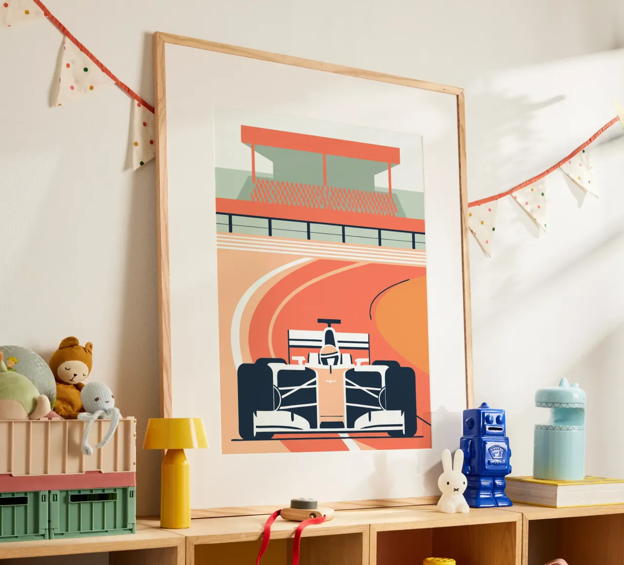Formula Racing poster con telaio in plastica da TODAY'S SHOP