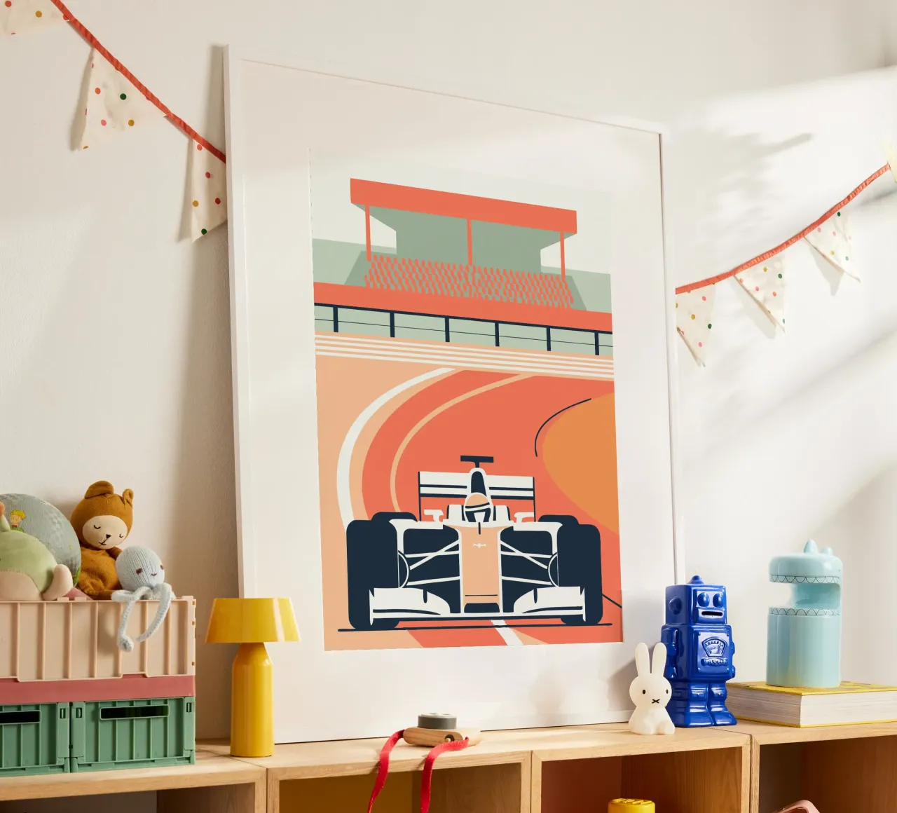 Formula Racing poster con telaio in plastica da TODAY'S SHOP