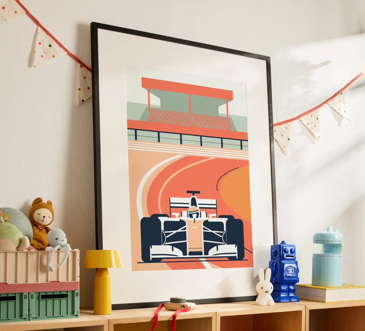 Formula Racing poster con telaio in plastica da TODAY'S SHOP